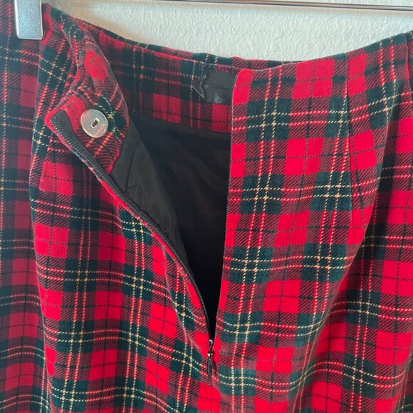 Talbots Plaid Mini Skirt‎ Size 4P - Picture 4 of 8